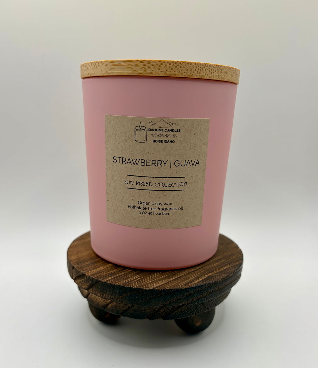 Sun Kissed Collection | Strawberry Guava Single Wick Candle